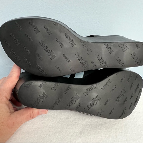 Korks by Kork-Ease Brie wedge sandals in black. New in box - Picture 10 of 10